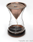 Stainless Steel Coffee Filter | Rose Gold | Fits Chemex & Hario